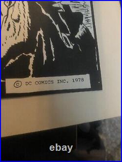 Batman Print By Bob Kane 1978
