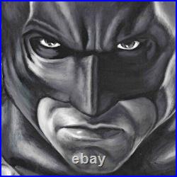 Batman Print on Canvas, Comic Book art, Wall Decor, Personalized Gift Batman Print on Canvas, Comic Book art, Wall Decor, Personalized Gift