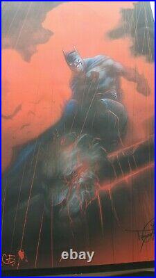 Batman Rage comic book poster art by Tommy Castillo 31x20 DC comics