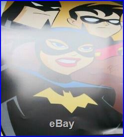 Batman Robin Batgirl The Animated Series Bruce Timm Signed Wb Vintage Art 90s