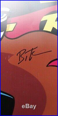 Batman Robin Batgirl The Animated Series Bruce Timm Signed Wb Vintage Art 90s