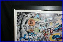 Batman'Secrets of the Batcave' Framed Print A/P 1995 Signed by Dick Sprang