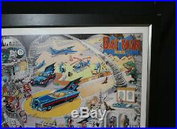 Batman'Secrets of the Batcave' Framed Print A/P 1995 Signed by Dick Sprang