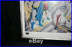Batman'Secrets of the Batcave' Framed Print A/P 1995 Signed by Dick Sprang