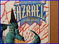 Batman Sword of Azrael Books One, Two, and Three + Poster 3 Signed Joe Quesada