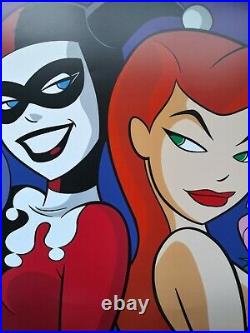 Batman The Animated Series Bruce Timm Signed Wb Vintage Poison Ivy Harley Quinn