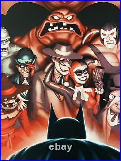 Batman The Animated Series The Rogues Gallery Poster Art Kevin Conroy mondo sdcc