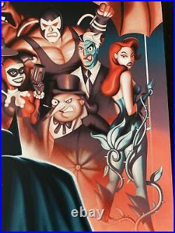 Batman The Animated Series The Rogues Gallery Poster Art Kevin Conroy mondo sdcc