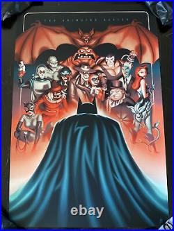 Batman The Animated Series The Rogues Gallery Poster Art Kevin Conroy mondo sdcc