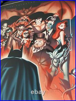 Batman The Animated Series The Rogues Gallery Poster Art Kevin Conroy mondo sdcc