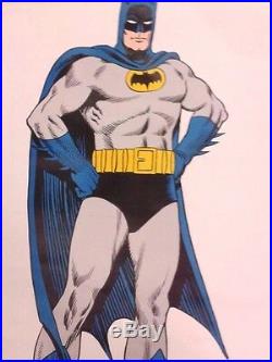 Batman by DC Comics Rare 1966 Orig Dark Knight Detective Poster