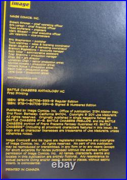 Battle Chasers Anthology from Joe Madureira 1st Print. 2011 HC Includes Poster