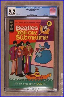 Beatles Yellow Submarine 1P 1968 Poster Centerfold Included CGC 9.2 1448442012