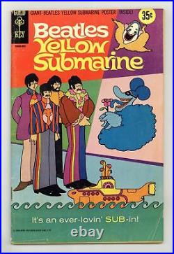 Beatles Yellow Submarine 1P Poster Centerfold Included GD/VG 3.0 1968