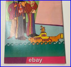 Beatles Yellow Submarine Comic Book With Poster Attached 1968 Gold Key Free S/h