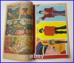Beatles Yellow Submarine Comic Book With Poster Attached 1968 Gold Key Free S/h