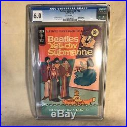 Beatles Yellow Submarine Comic Book with Poster 1969 Gold Key CGC Graded 6.0