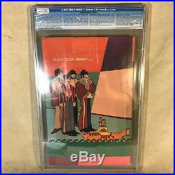 Beatles Yellow Submarine Comic Book with Poster 1969 Gold Key CGC Graded 6.0