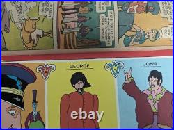 Beatles Yellow Submarine Gold Key Comic Book 1968 with Poster Intact