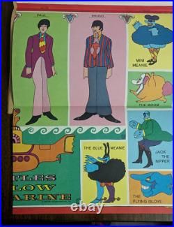 Beatles Yellow Submarine Gold Key Comic Book 1968 with Poster Intact
