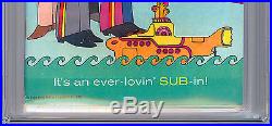 Beatles Yellow Submarine #nn Cgc 7.0 Orig Movie Adaptation Poster Intact 1969