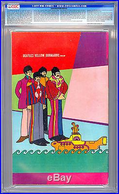 Beatles Yellow Submarine #nn Cgc 7.0 Orig Movie Adaptation Poster Intact 1969