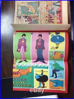 Beatles Yellow Submarine with Poster Intact. VF HIGH GRADE