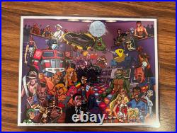 Ben D Signed 2017 Pop Culture Cartoon Characters Poster Print