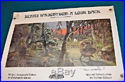 Berni Wrightson A Look Back Print Autographed And Numbered Rare