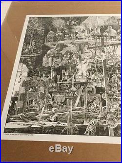 Bernie Wrightson I Shall Be With You Frankenstein Poster Signed Print Autograph