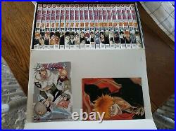Bleach manga box set 1-21 with poster and booklet