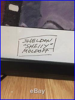 Bob Kane & Shelly Moldoff autographed Batman Now The Legend Lithograph #42/500
