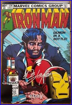Bob Layton Signed Iron Man 128 Comic Book Art 12x18 Poster Marvel Tony Stark RAD