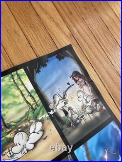 Bone by Jeff Smith Signed Poster RARE 2003 cartoon Books? Omnibus? Run