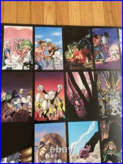 Bone by Jeff Smith Signed Poster RARE 2003 cartoon Books? Omnibus? Run
