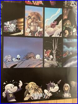 Bone by Jeff Smith Signed Poster RARE 2003 cartoon Books? Omnibus? Run