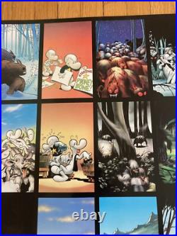 Bone by Jeff Smith Signed Poster RARE 2003 cartoon Books? Omnibus? Run
