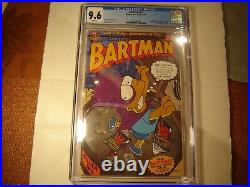 Bongo Comics Bartman #1 CGC 9.6 Silver Foil Cover Bartman Poster New Slab 1993