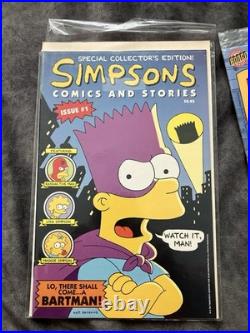 Bongo Simpsons Comic Book Lot Posters Bartman #1 Radioactive Man #1
