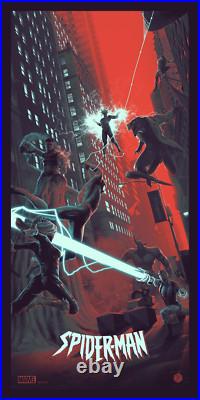 Bottleneck Gallery Spider-Man Variant art print Mondo Poster
