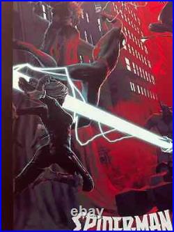 Bottleneck Gallery Spider-Man Variant art print Mondo Poster