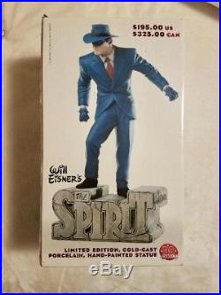 Brand new in box Will Eisner The Spirit porcelain Statue figure