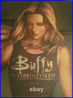 Buffy The Vampire Slayer Retailer Promo Print SIGNED by Joss Whedon + Joe Chen