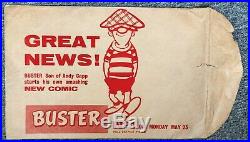 Buster Comic No 1 Promotion Pack Extremely Rare 1960 Free Gift Posters & Display