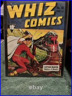 CAPTAIN MARVEL Whiz Comics #18 1941 VINTAGE DC COMICS SERIES 11X14 POSTER