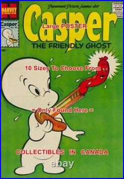 CASPER THE FRIENDLY GHOST 1958 Hot Dog SCARED =POSTER Comic Book 10SIZES 17-5FT