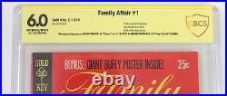 CBCS 6.0 FN FINE Family Affair #1, 1970, with Poster Attached Signed by 2 in Cast