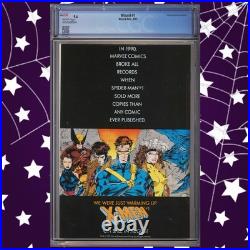 CGC 9.6 Wizard #1 Spider-Man McFarlane poster 1991 magazine The Guide to Comics