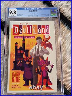 CGC 9.8 Dark Rider #1 Comic Book 2022 Image Disneyland Opening Day Poster Homage