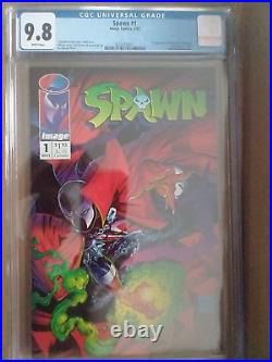 CGC 9.8 Spawn Issue 1, Image Comics, 5/92, with pullout poster, PITT PIN-UPS